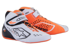 Alpinestars Tech-1 KX V2 Kartschoenen Wit-Oranje