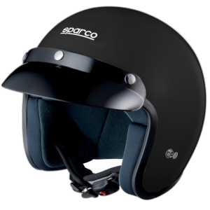 Sparco Club J1-helm Mat Zwart