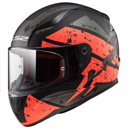 LS2 Helm Deadbolt Oranje/Zwart