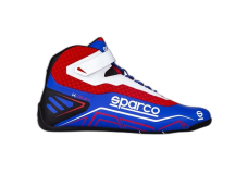 Sparco K-RUN Kartschoenen Blauw Rood Side