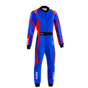 Sparco Thunder Blauw-Rood kart overall