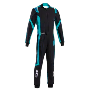 Sparco Thunder Zwart-Blauw kart overall