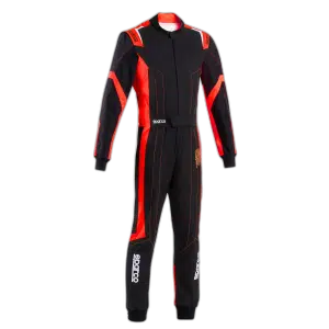 Sparco Thunder Zwart-Rood kart overall