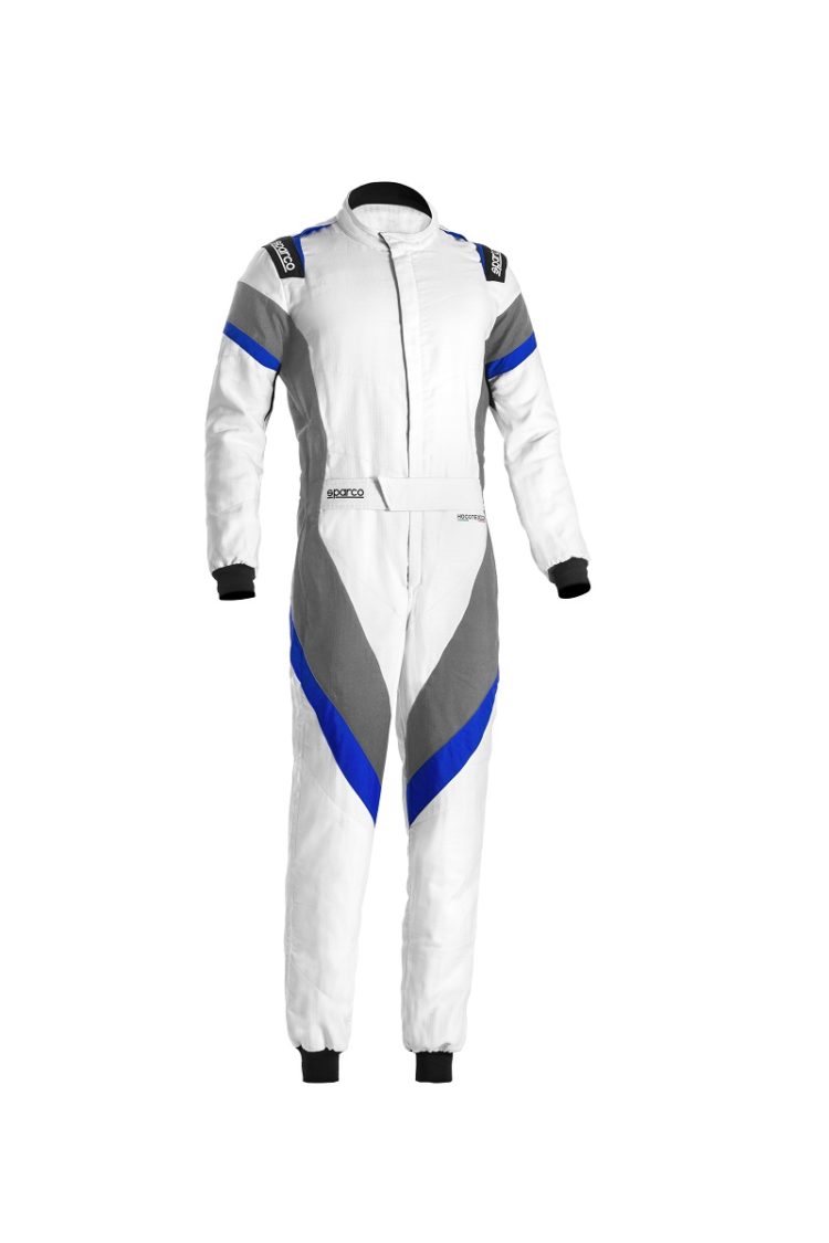 Sparco Victory Raceoverall Wit Grijs Blauw