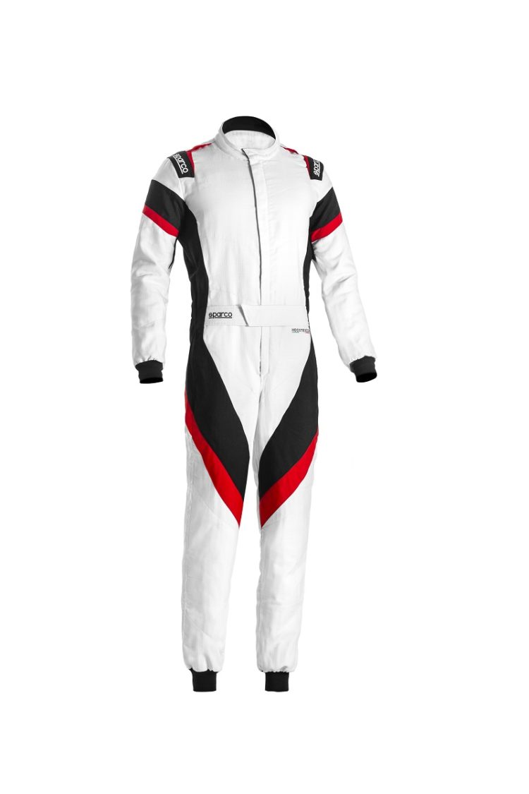 Sparco Victory Raceoverall Wit Zwart Rood