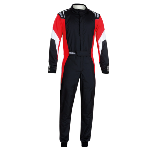 Sparco-Competition-Race-overall-Zwart-rood-Wit