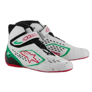 Alpinestars Tech 1KX V3 Wit-Groen kartschoenen
