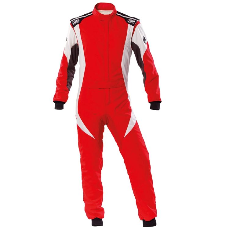 OMP First Evo Raceoverall Rood-wit