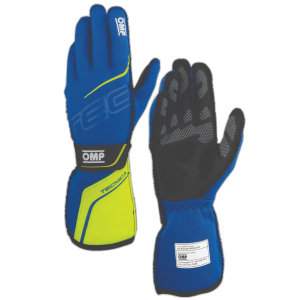 OMP Tecnica Blauw-Geel handschoenen