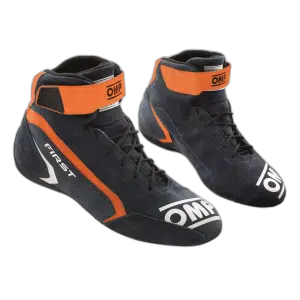 OMP First Blauw-Oranje Raceschoenen