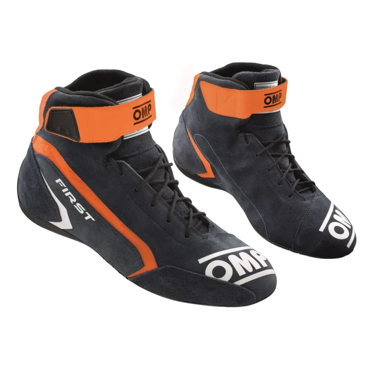 OMP First Blauw-Oranje Raceschoenen