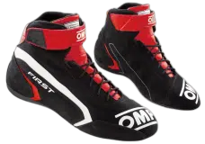 OMP First Zwart-Rood Raceschoenen