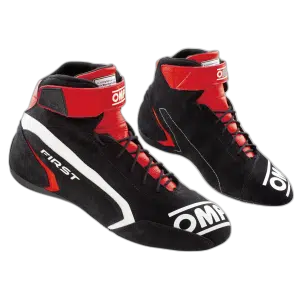 OMP First Zwart-Rood Raceschoenen
