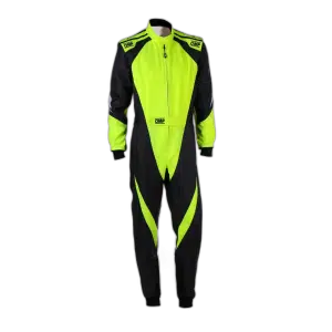OMP KS-3X Zwart-Geel kart overall