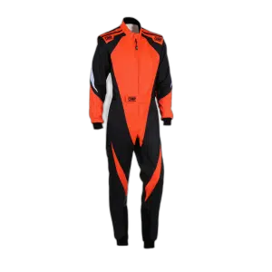 OMP KS-3X Zwart-Oranje kart overall