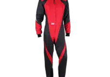 OMP KS-3X Zwart-Rood kart overall