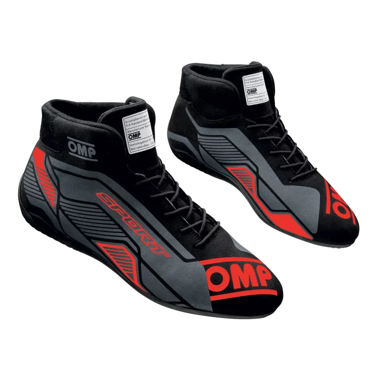 OMP Sport zwart-rood Raceschoenen