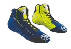 OMP Tecnica Blauw-Geel Raceschoenen