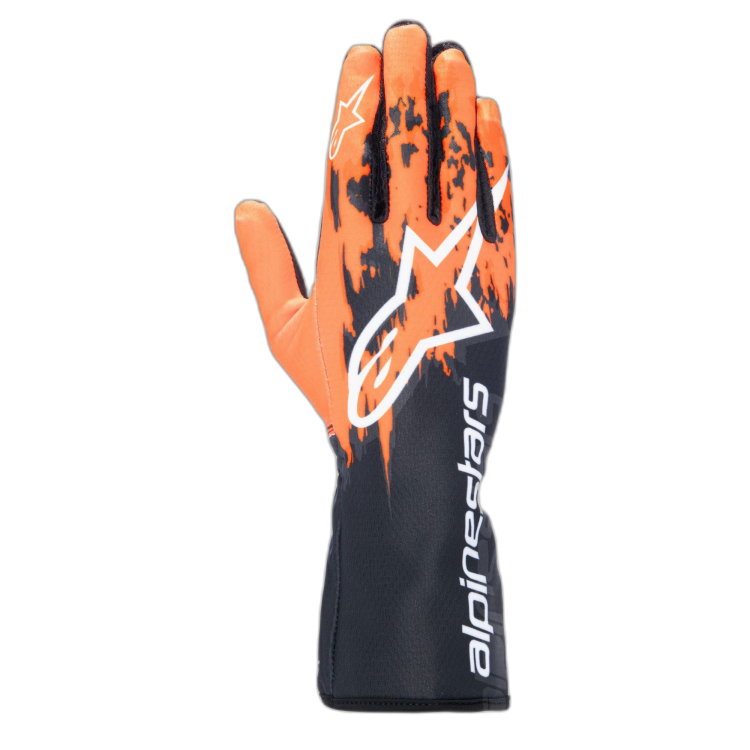 Alpinestars Tech 1K V3 Karthandschoenen Oranje-Zwart