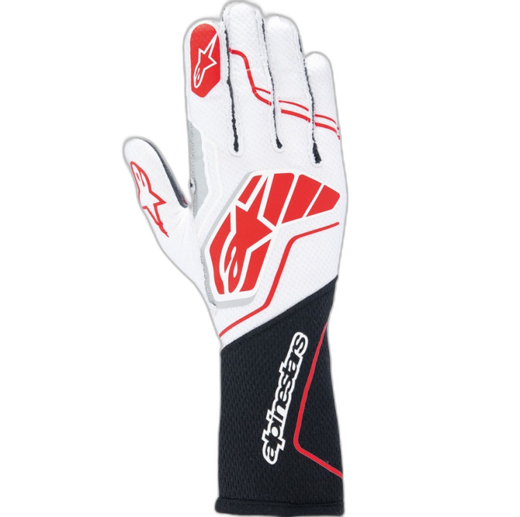 Alpinestars Tech 1ZX V4 Racehandschoenen WIt-Rood