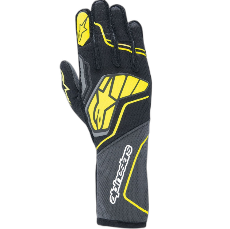 Alpinestars Tech 1ZX V4 Racehandschoenen Grijs-Geel