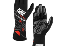 OMP-Sport-Racehandschoenen Zwart-Rood