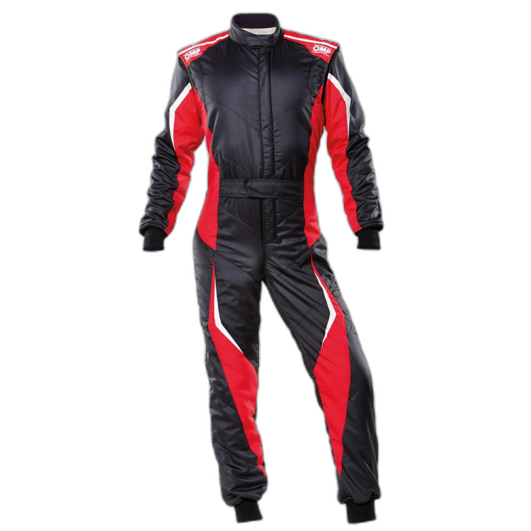 OMP Tecnica EVO Raceoverall Zwart-Rood