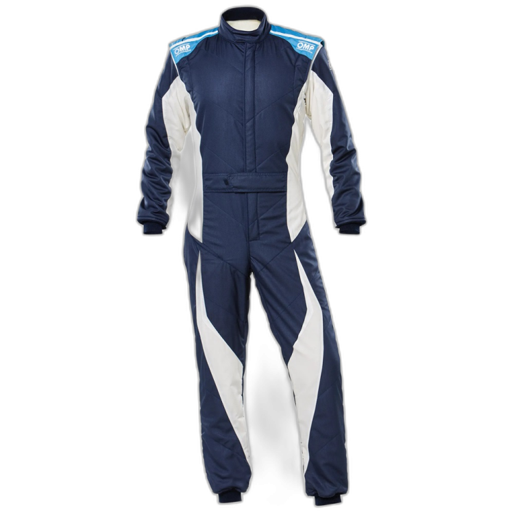 OMP Tecnica EVO Raceoverall Blauw-Wit