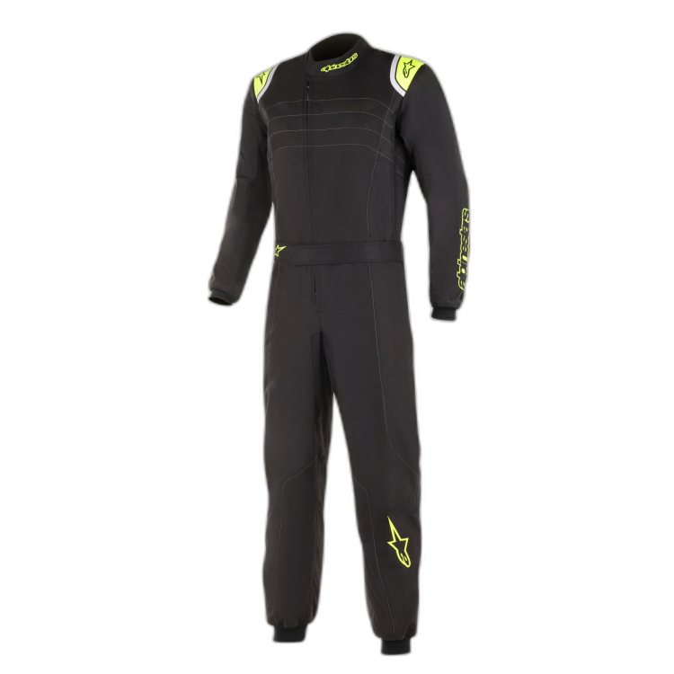 Alpinestars KMX-9 V3 Kartoverall Zwart-Geel