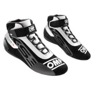 OMP KS-3 Kartschoenen Zwart-Wit