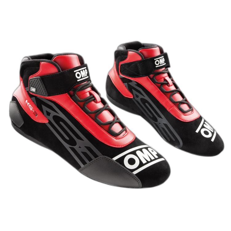 OMP KS-3 Kartschoenen Zwart-Rood