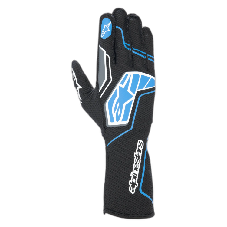 Alpinestars Tech 1KX V4 Karthandschoenen Zwart-Blauw